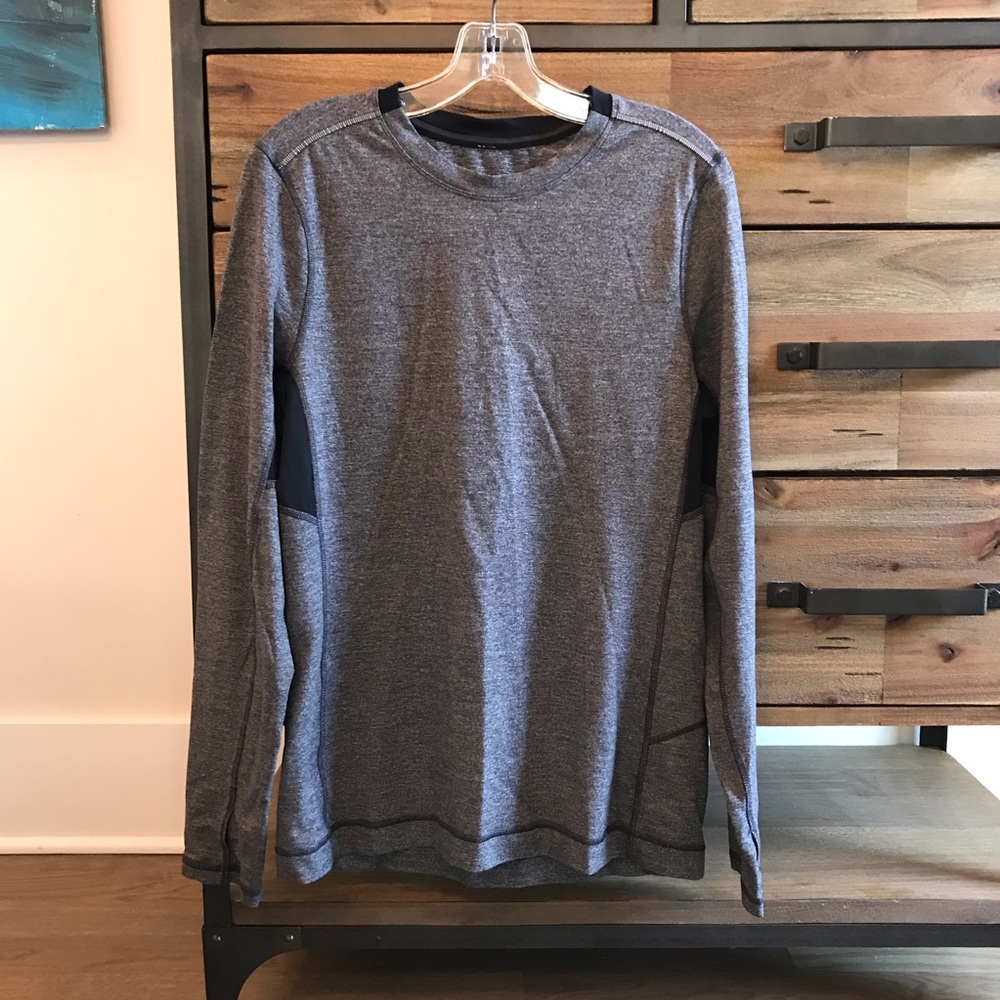 Men’s Lululemon Run Long Sleeve in Gray, Medium
